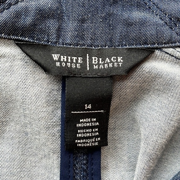 WHBM Denim Jacketet - Size 14 - Picture 2 of 14